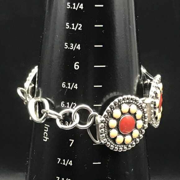 Southwest Style Ladies Quartz Analog Watch With Mother Of Pearl Dial & New Batte - Picture 4 of 5